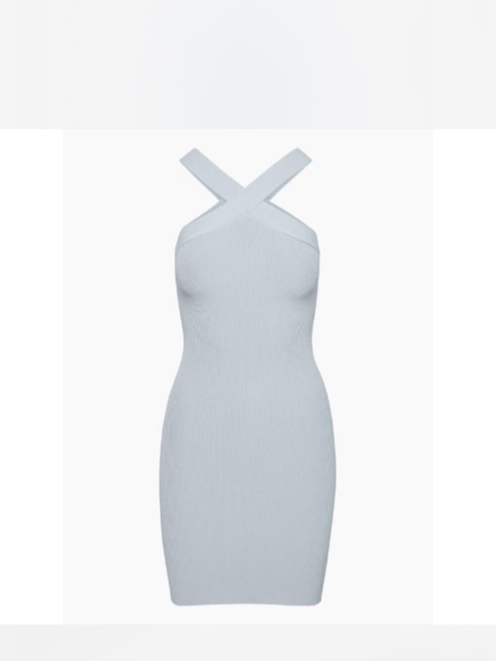 NWT Aritzia black Babaton sculpt knit criss cross dress